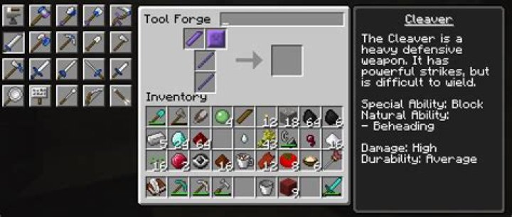 Quick Answer: How To Craft Cleaver Tinkers