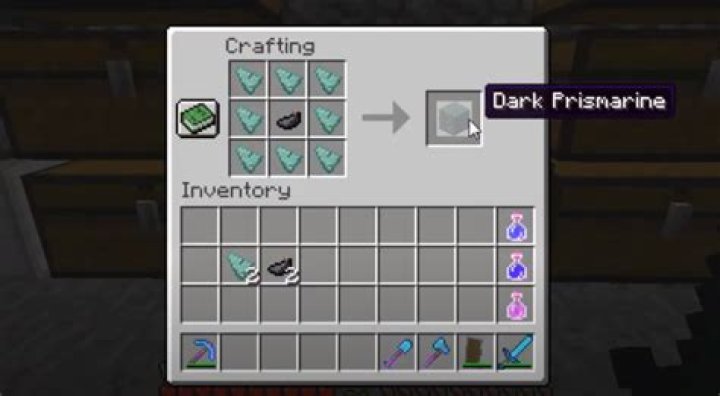 Question: How To Craft Dark Prismarine