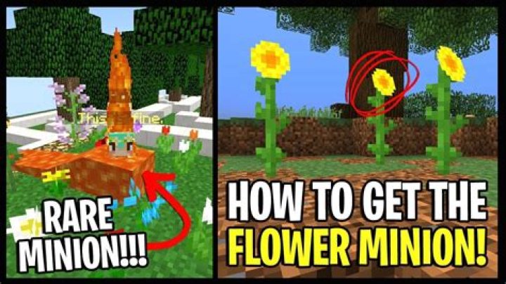 How To Craft Flower Minion Hypixel