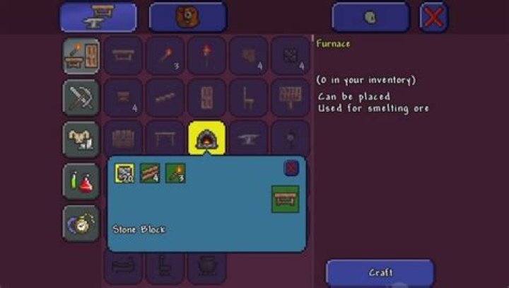 How To Craft Furnace Terraria