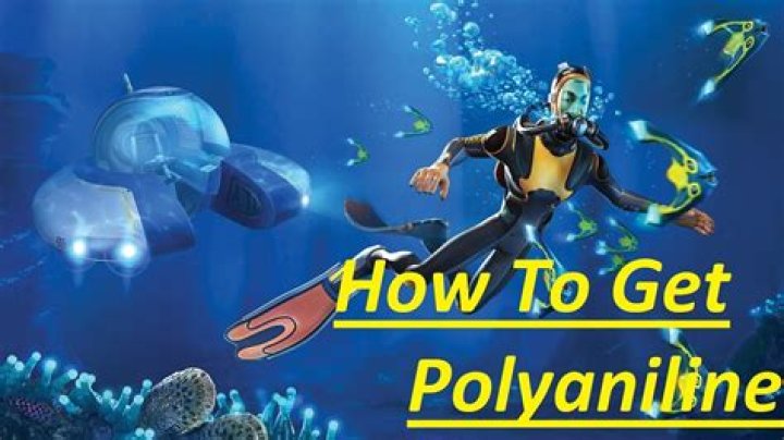 How To Craft Polyaniline Subnautica