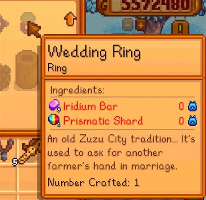 Question: How To Craft Wedding Ring Stardew Valley