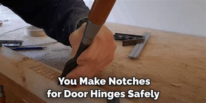 How To Cut Notches For Door Hinges