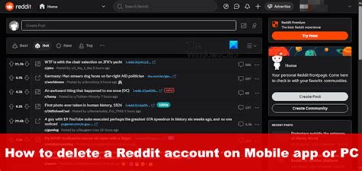 Quick Answer: How To Delete A Reddit Account On Mobile