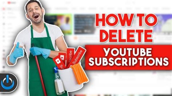 Quick Answer: How To Delete Youtube Subscriptions