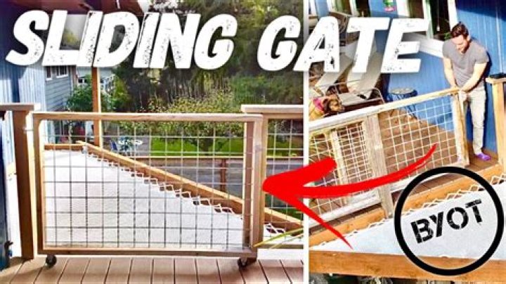 Question: How To Diy Sliding Gate