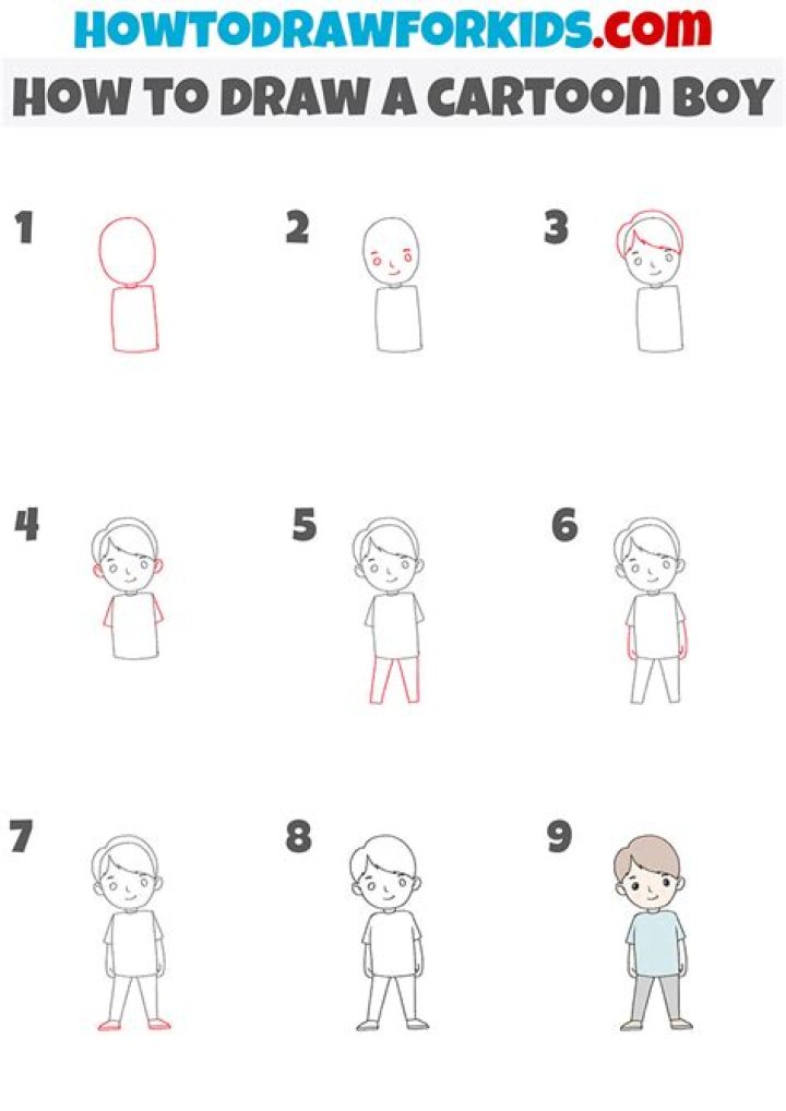 How To Draw A Boy Sleeping Step By Step