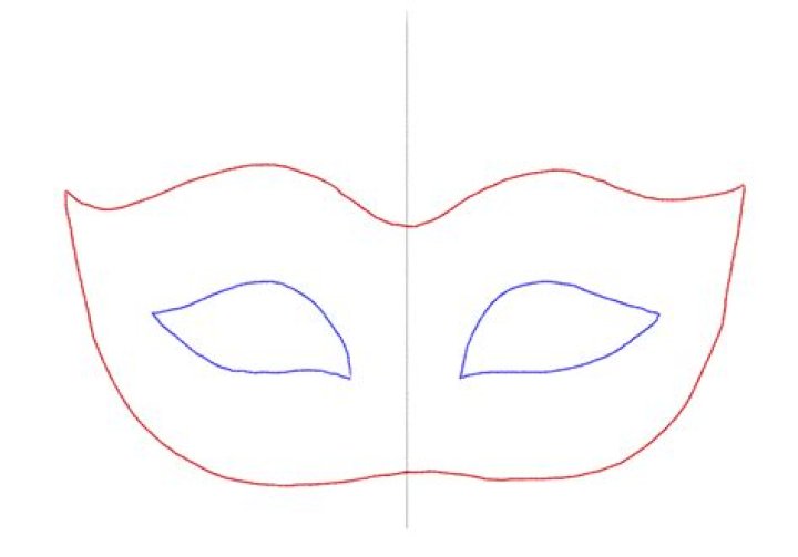 How To Draw A Mardi Gras Mask