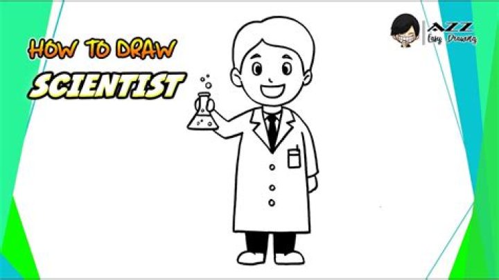 How To Draw A Scientist For Kids