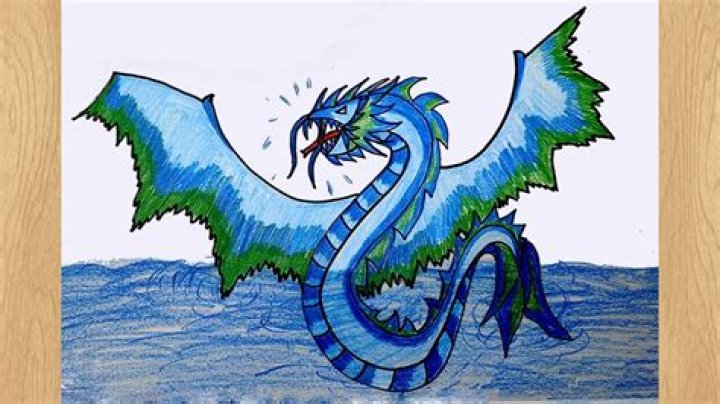How To Draw A Water Dragon For Kids