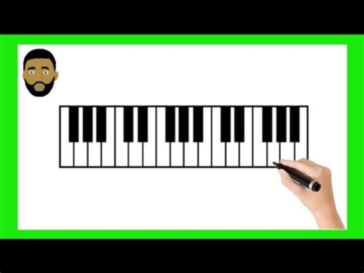 How To Draw Piano Keys For Kids