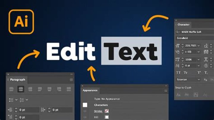 How To Edit Existing Text In Illustrator