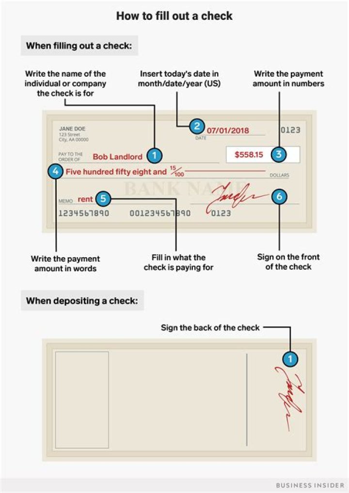 How To Fill A Check