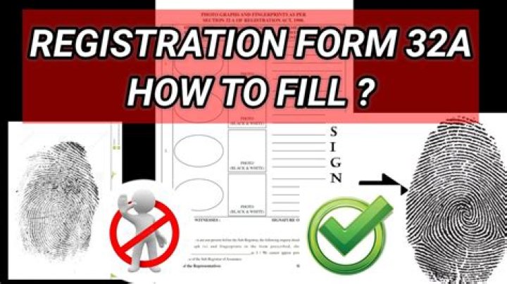 Question: How To Fill Section 32A Of Registration Act 1908
