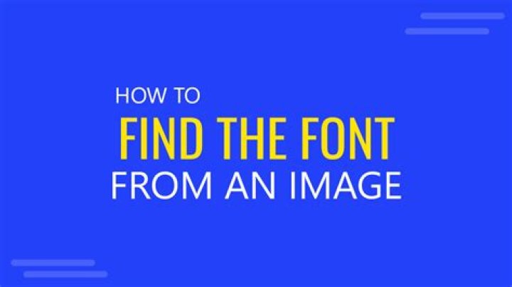 How To Find A Font From Image