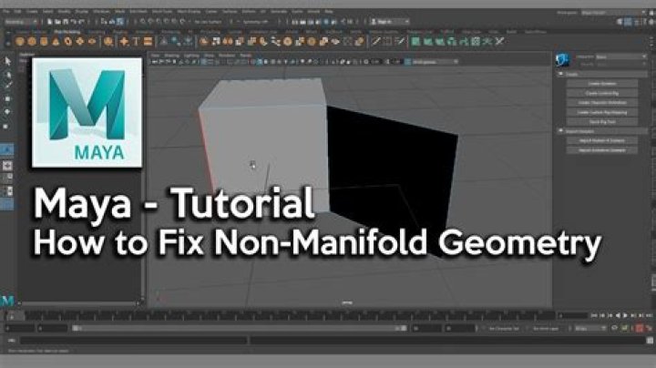 How To Find Non Manifold Geometry In Maya
