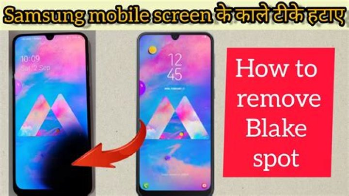 How To Fix Black Spot On Phone Screen