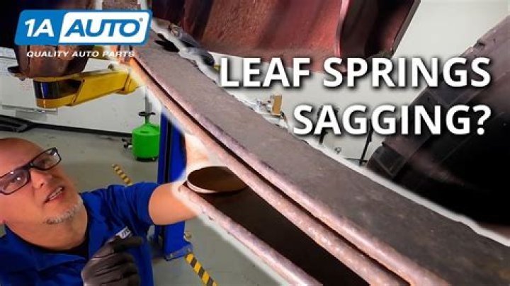 Question: How To Fix Sagging Leaf Springs