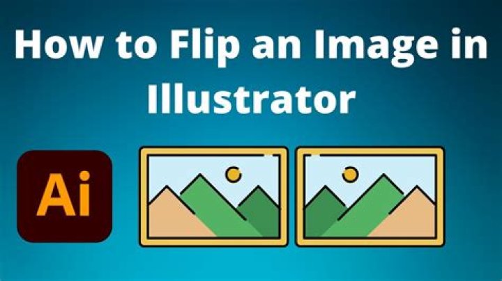 How To Flip An Image In Illustrator