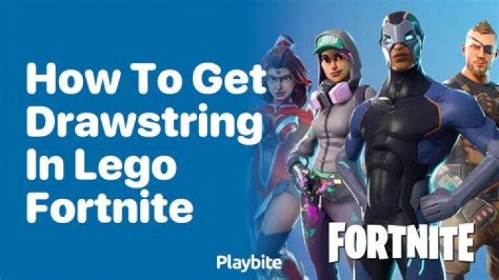 How to Get Drawstring in LEGO Fortnite