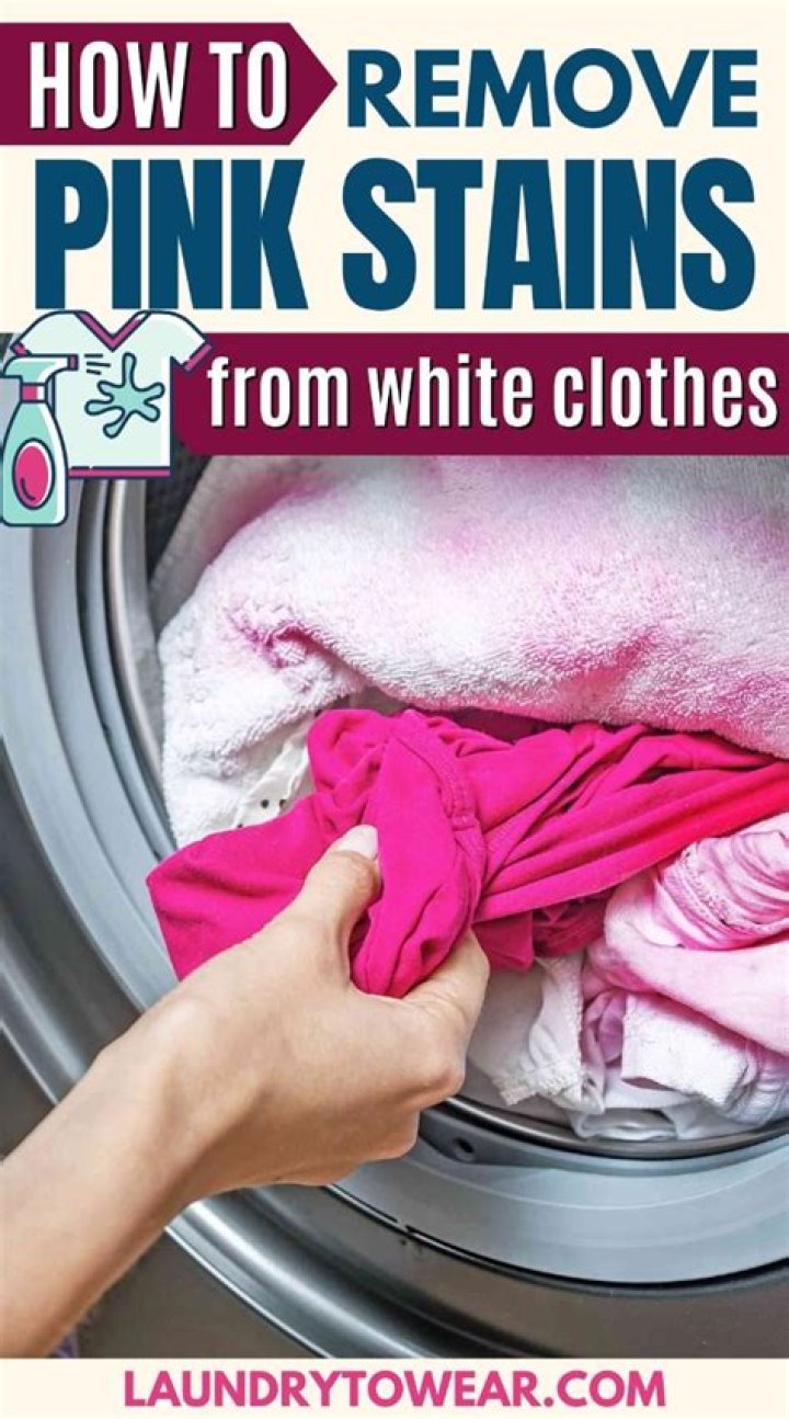 How To Get Pink Out Of White Clothes No Bleach