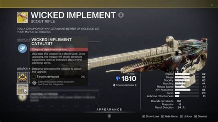 How to Get Wicked Implement’s Catalyst in Destiny 2