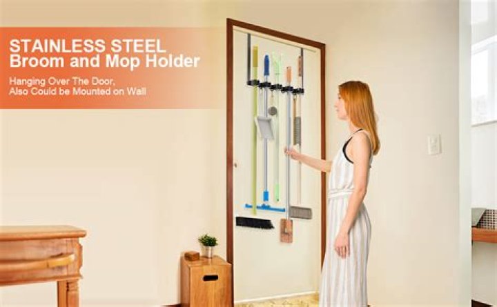 Quick Answer: How To Hang A Broom Over Your Door