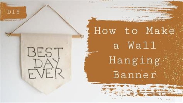 How To Hang A Pennant Banner