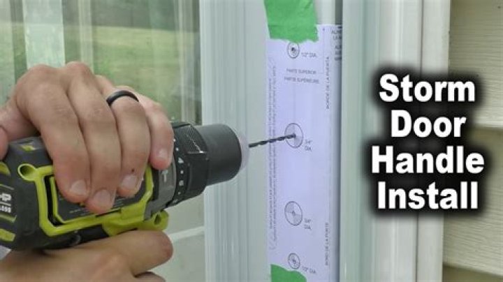 How To Install A New Storm Door