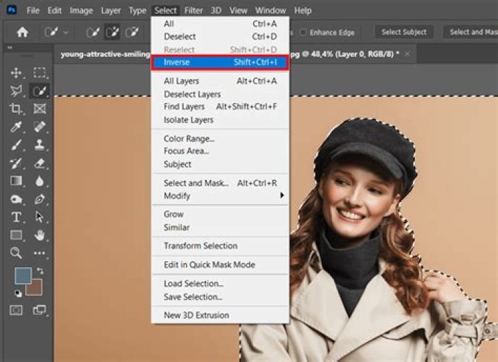 How To Invert Selection In Photoshop