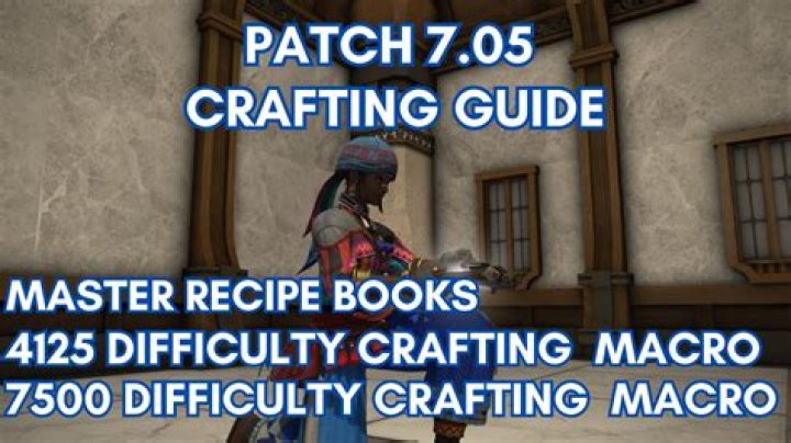 Quick Answer: How To Make A Crafting Macro Ffxiv