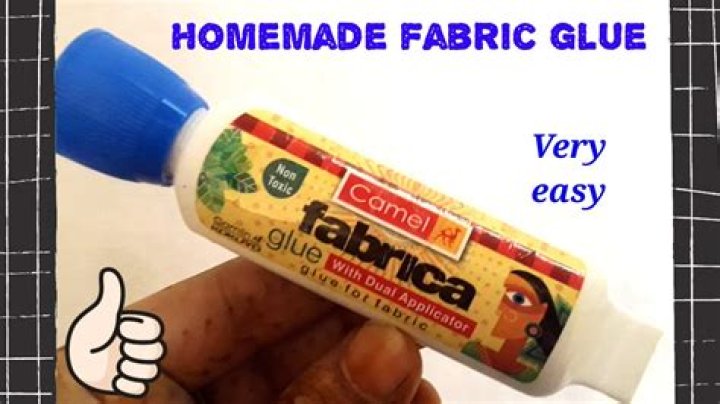 How To Make Diy Fabric Glue