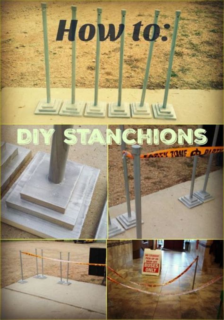 Quick Answer: How To Make Diy Stanchions