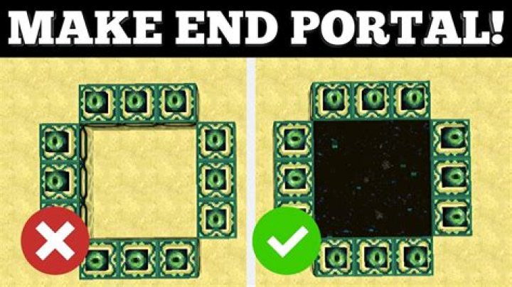 How To Make End Portal In Creative