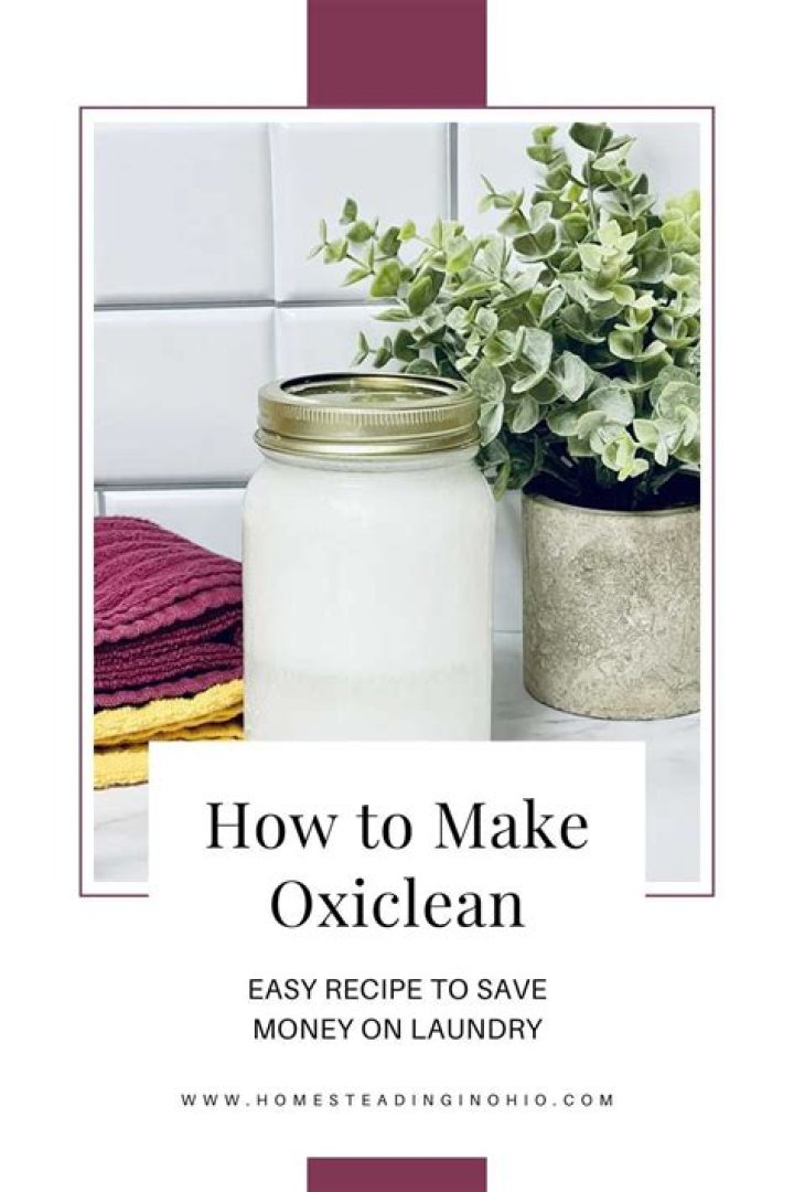 Quick Answer: How To Make Oxiclean Spray