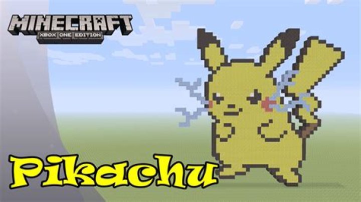 Question: How To Make Pikachu Pixel Art In Minecraft