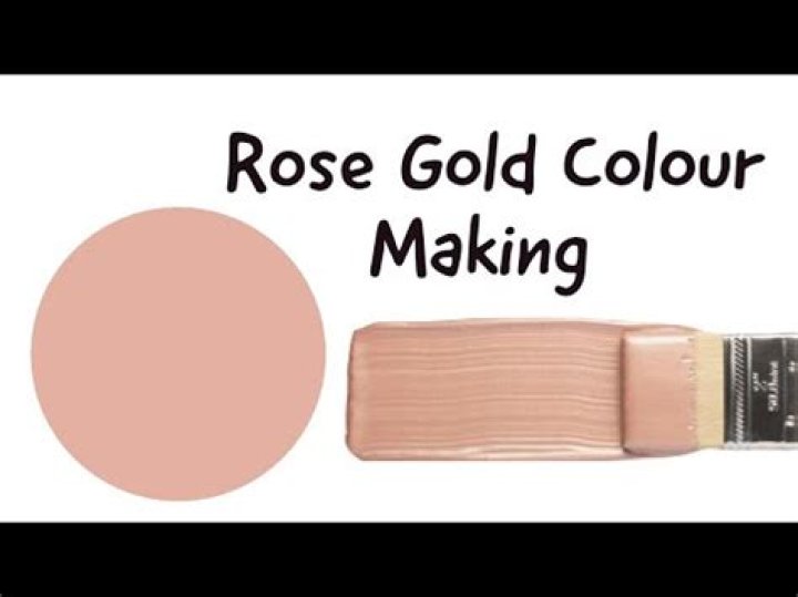 Question: How To Make Rose Gold Color