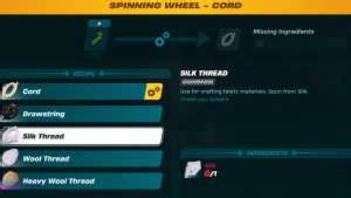 How to Make Silk Thread and Cord in LEGO Fortnite