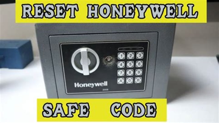 How To Open Honeywell Safe Without Key