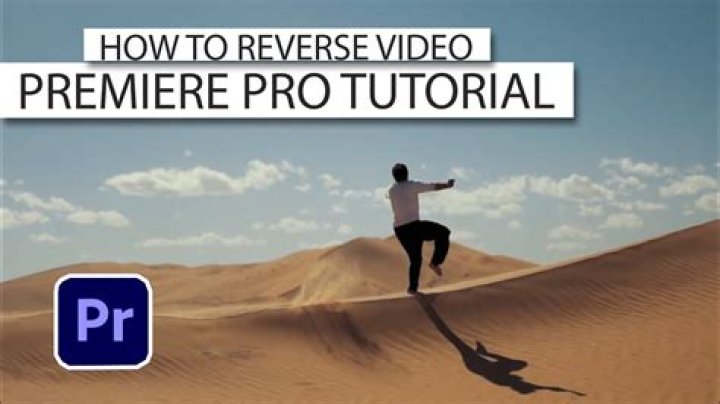 How To Play A Video In Reverse Premiere Pro