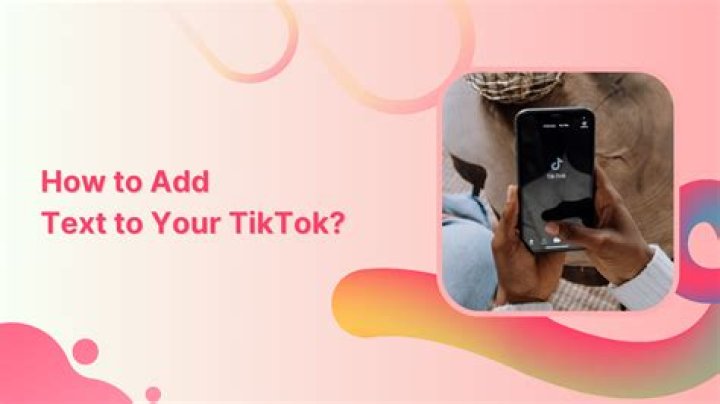 Question: How To Put Text On Tiktok Videos At Different Times