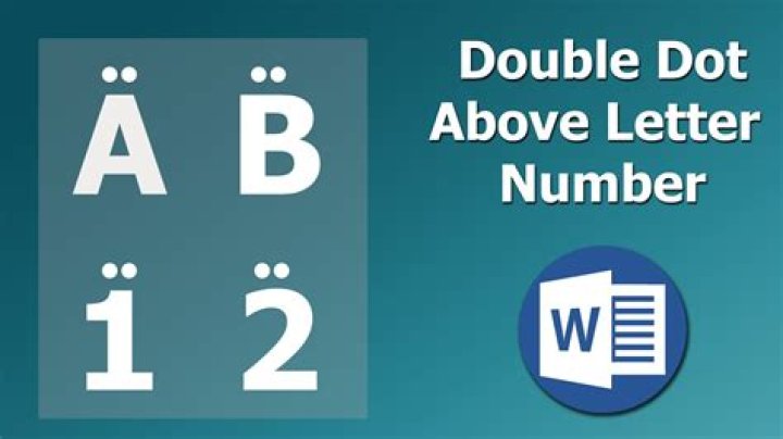 Question: How To Put Two Dots Above A Letter
