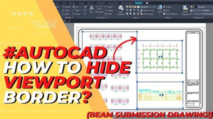 How To Remove Border In Autocad Image