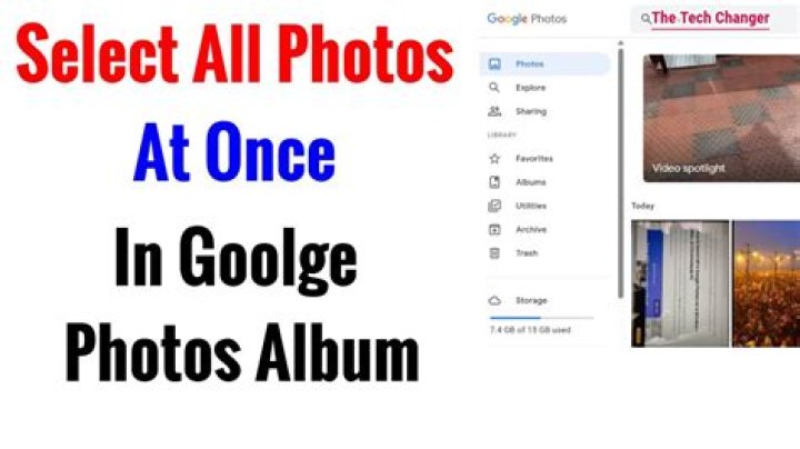 How To Select All In Google Photos