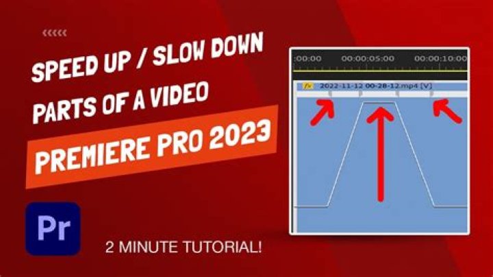How To Speed Up And Slow Down Videos In Premiere Pro