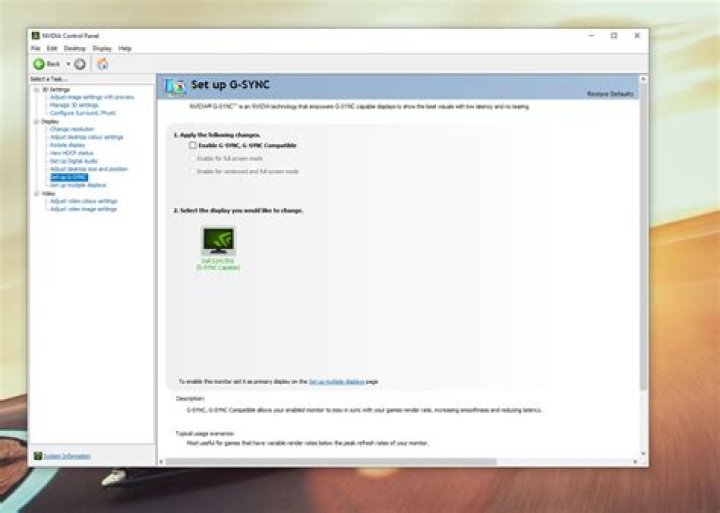 How To Turn On Gsync