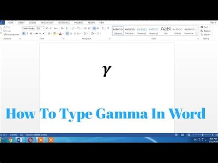 How To Type Gamma On Mac