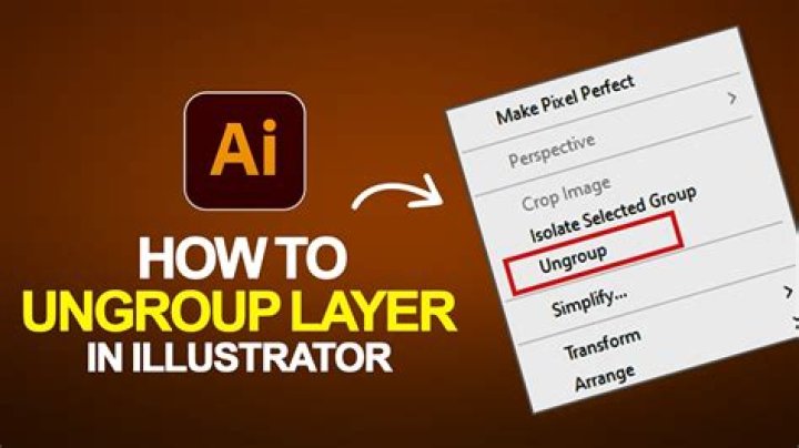 How To Ungroup In Illustrator