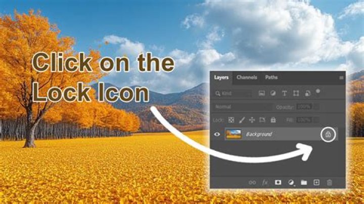 How To Unlock A Fully Locked Layer In Photoshop