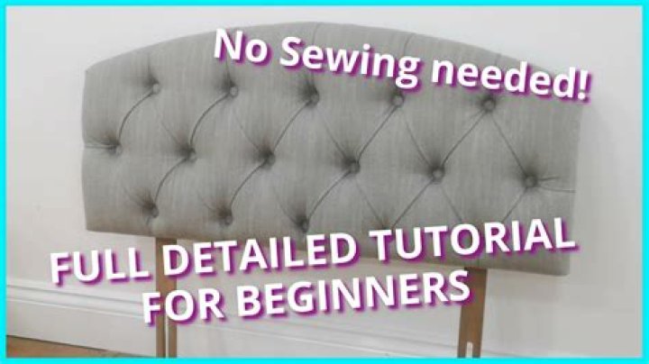 Quick Answer: How To Upholster A Bed Headboard